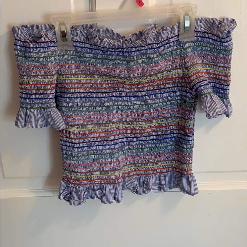 Ruffle crop top